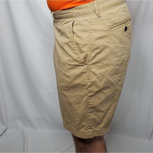 MICHAEL KORS tan shorts‎ poplin chino khaki 38 - Picture 4 of 8